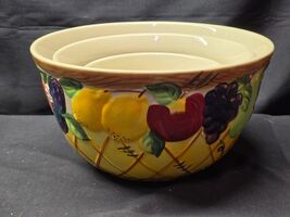 GOURMET HOME Accents 3-Piece Nesting Mixing Serving Bowl Set - MW &amp; DW Safe - $927.70 MXN