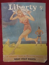 Liberty Magazine 1940 July 13 What Italy Wants - £15.68 GBP
