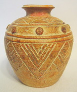 Southwestern Vase Hand Etched Designs - £27.16 GBP