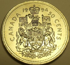 Gem Unc Canada 1994 50 Cents~Elizabeth II~Free Shipping - £4.07 GBP