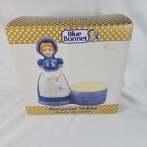 Blue Bonnet Ceramic Margarine Holder Vintage 92036 Figurine 1989 New in Box - £14.74 GBP