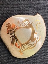 Elgin American Heart Shaped Compact, 1950s Compact, Vintage Mackup.made ... - £14.62 GBP