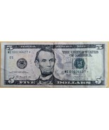 US$1 Fancy Serial Number 2013 Low Number Star Note 00036627* - $553.61 MXN