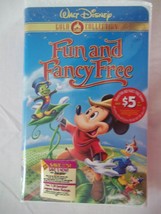 Fun And Fancy Free Walt Disney Gold Collection Vhs Clam Shell  Brand New #19858 - £10.19 GBP