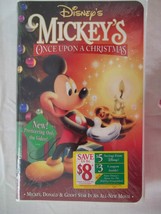 Disney&#39;s Mickey&#39;s ONCE UPON A CHRISTMAS VHS Clam Shell-BRAND NEW #16093 - $12.99