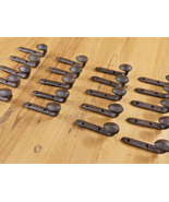 20 Rustic Coat Hooks Cast Iron Wall Mount Hat Hook Towel Railroad Spikes... - €42,63 EUR