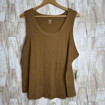 ana A New Approach Top Womens 1X Brown Tank Sleeveless NWT Cami - $12.00