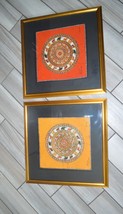 Pair of Framed Religious Buddhist Thangka Art from Sri Lanka - $99.99