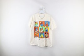 Vintage 90s The Flintstones Mens Large Spell Out Fred Flintstone T-Shirt White - £54.33 GBP