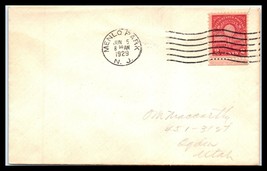 1929 NEW JERSEY Cover - Menlo Park to Ogden, Utah F6  - $1.97