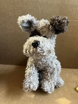 TY Plush PUPPY Dog Beanie Buddy 11" Boggs Brown Terrier Stuffed Animal Buddies - £9.47 GBP