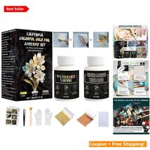 Variegated Gold &amp; Copper Gilding Leaf Craft Kit - All-in-One  Supplies - $31.63