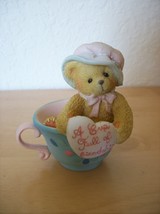 1994 Cherished Teddies Madeline “A cup Full of Friendship” Figurine  - $25.00