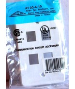 ALLEN TEL AT30-4-15 FOUR PORT WHITE FACEPLATE QTY 4 NEW - $9.31
