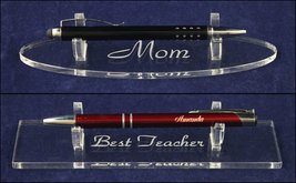 3 Piece Engraved Pen Stylus Set - Choice of Stand! Free Engraving! - £16.71 GBP