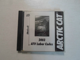 2003 Arctic Cat ATV All Terrain Vehicle Labor Codes Manual CD Revised Ed... - $9.98