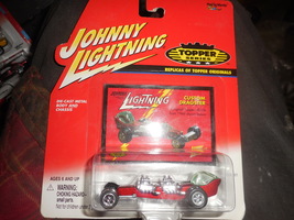 2002 Johnny Lightning Topper Series "Custom Dragster" Collector #104-02 Mint Car - $4.00