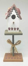 Home For ALL The Holidays Wood Birdhouse Figurine with Apples 9 inches - £11.90 GBP