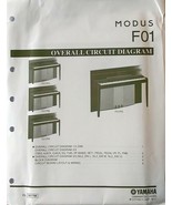 Yamaha MODUS F01 Digital Piano Original Overall Circuit Diagram Sheets i... - €129,03 EUR