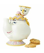 Walt Disney Beauty and the Beast Mrs Potts &amp; Chip Ceramic Cookie Jar NEW... - £60.71 GBP