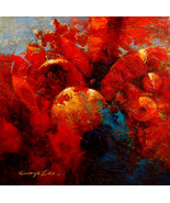 Red Star by Kanayo Ede. Giclee print on canvas. 24&quot; x  24&quot; - $155.00