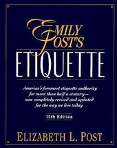 Emily Post&#39;s Etiquette by Elizabeth L. Post (1992, Hardcover - £5.89 GBP