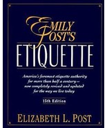 Emily Post&#39;s Etiquette by Elizabeth L. Post (1992, Hardcover - £5.98 GBP