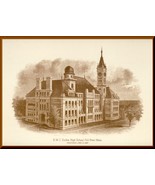 Beautiful Durfee High School Photo/Placemat, Fall River, Mass/MA/Massach... - $30.00