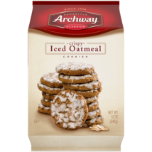 Archway Classics Crispy Iced Oatmeal Cookies, 12 oz. Bag - £23.35 GBP+