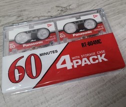 Panasonic RT-604MC Microcassettes 4 Pack -New Sealed- - £7.45 GBP