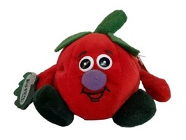 Vintage 1996 Toy Box Creations Vegetable Friends Red Ripe Tomato Soft Plush Toy - £5.19 GBP