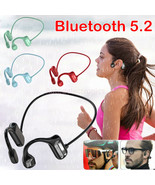 2021 Bluetooth 5.2 Wireless Bone Conduction Earbuds Sport Earphone Headp... - £14.91 GBP