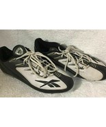 Reebok Football cleats Black / White Size 10 1/2 - RB702 KTS 20-174226 - $48.43 CAD