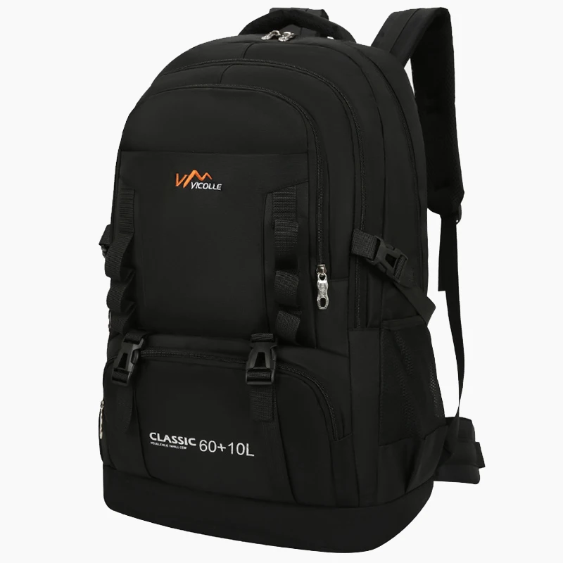 70L Unisex Men&#39;s Outdoor Hiking Backpack Travel Pack Sports School Bag Fishing C - £97.32 GBP