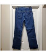 Levi&#39;s 501 Button Fly Straight Jeans Dark Blue Vintage Actual Men&#39;s Size... - $65.65 CAD