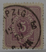 Vintage Stamps German Germany 5 Pfg Pfennig Deutsche Reichs Post Empire X1 B14 - £1.40 GBP