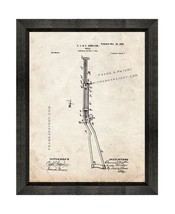 Rifle Patent Print Old Look with Beveled Wood Frame - $24.95+