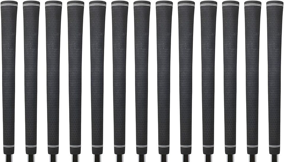 NEW 13 JUMBO BIG OVERSIZE GRIPS NO LOGO MENS GOLF CLUB BLACK REPLACEMENT... - $48.95