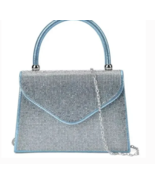 Teal Sparkling Clutch Bag  - $90.18 CAD