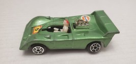 Vintage Green GULF MIRAGE W.T. 505 Race Car w Plastic Driver HONG KONG - $5.89