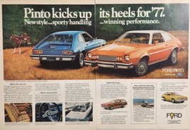 1977 Print Ad Ford Pinto 3-Door Runabouts &amp; Station Wagons  - £16.13 GBP
