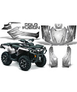 CAN-AM OUTLANDER 500 650 800 1000 2013-2018 GRAPHICS KIT CREATORX DECALS... - £185.44 GBP