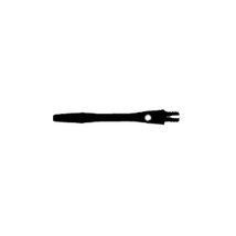 1 set of 3 BLACK Aluminum Dart Shafts 1 3/4&quot; in between - £1.74 GBP