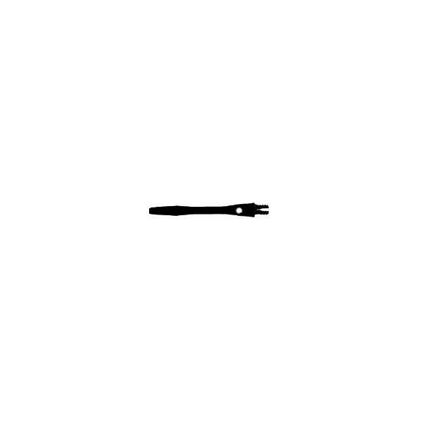 1 set of 3 BLACK Aluminum Dart Shafts 1 3/4&quot; in between - $4.95