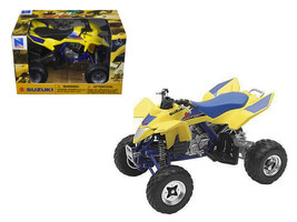 Suzuki Quad Racer R450 ATV Yellow and Blue 1/12 Diecast Model by New Ray - £24.30 GBP