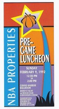 1992 NBA All Star Game Pre Game Luncheon Ticket Stub - £26.44 GBP