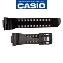 Genuine Casio G-SHOCK G&#39;mix Watch Band Strap Shiny GB-400-1A9 Black Rubber - £36.73 GBP