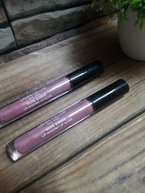 2 Laura Geller Liquid Lipstick FIRST DATE nude kisses LOT of 2 lip gloss - $13.86