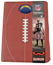 NFL Los Angeles Chargers Football Portfolio Notebook Football Grain 9.5&quot; X 13&quot; - £28.12 GBP