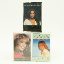 Carly Simon Cassette Lot of 3 Best of Greatest Hits Coming Aroung Again - £6.98 GBP